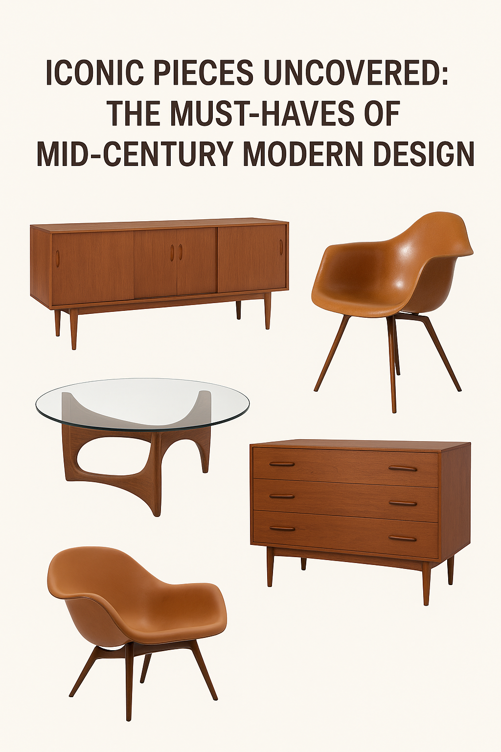 Iconic Pieces Uncovered: The Must-Haves of Mid-Century Modern Design