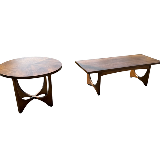 Broyhill Brasilia Coffee Table & Round End Table