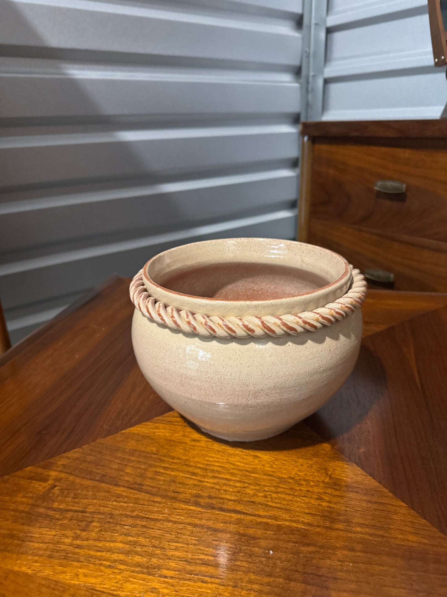 Vintage Clay Planter Bowl