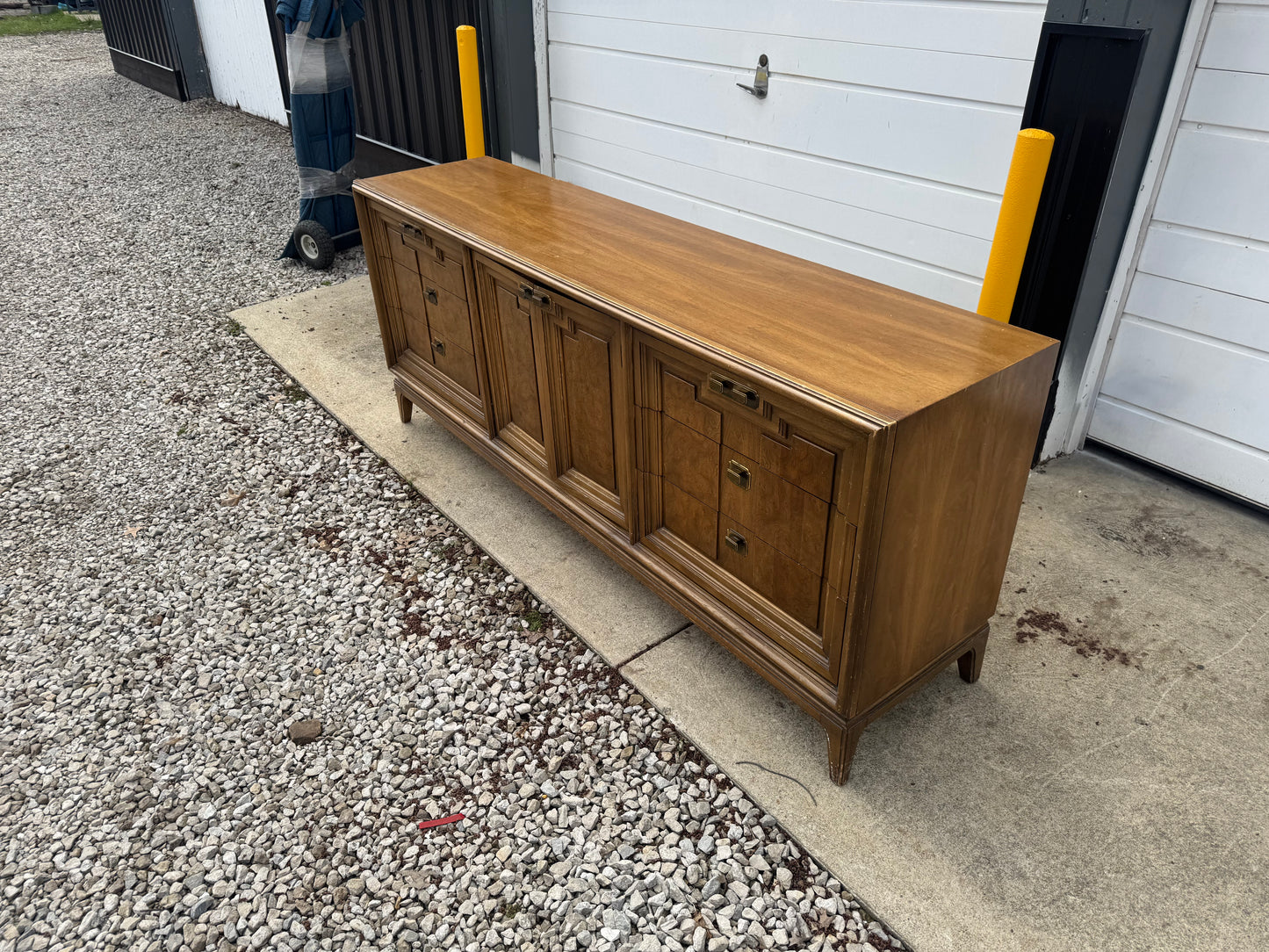 Midcentury Nine-Drawer Dresser