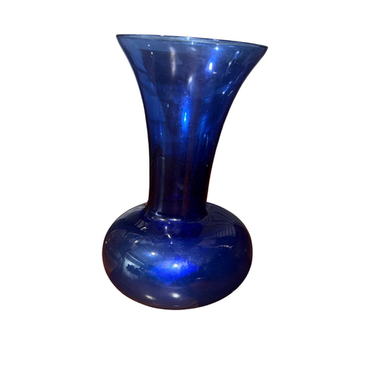 Vintage Blue Flower Vase β Elegant Decorative Accent ππ