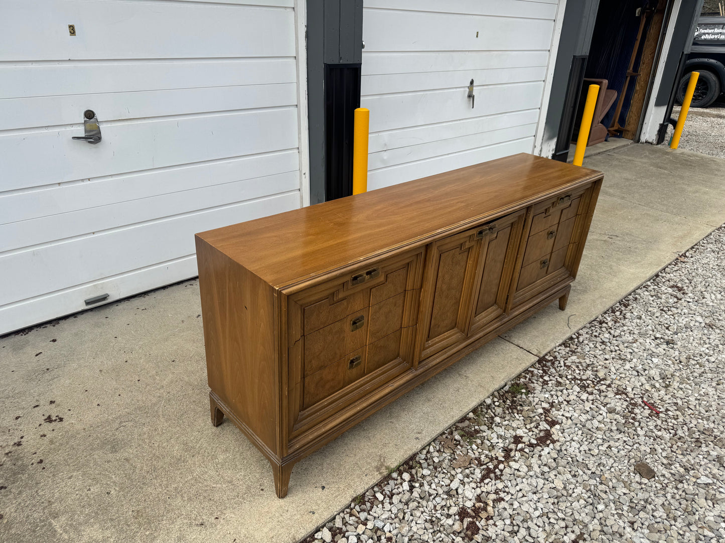 Midcentury Nine-Drawer Dresser