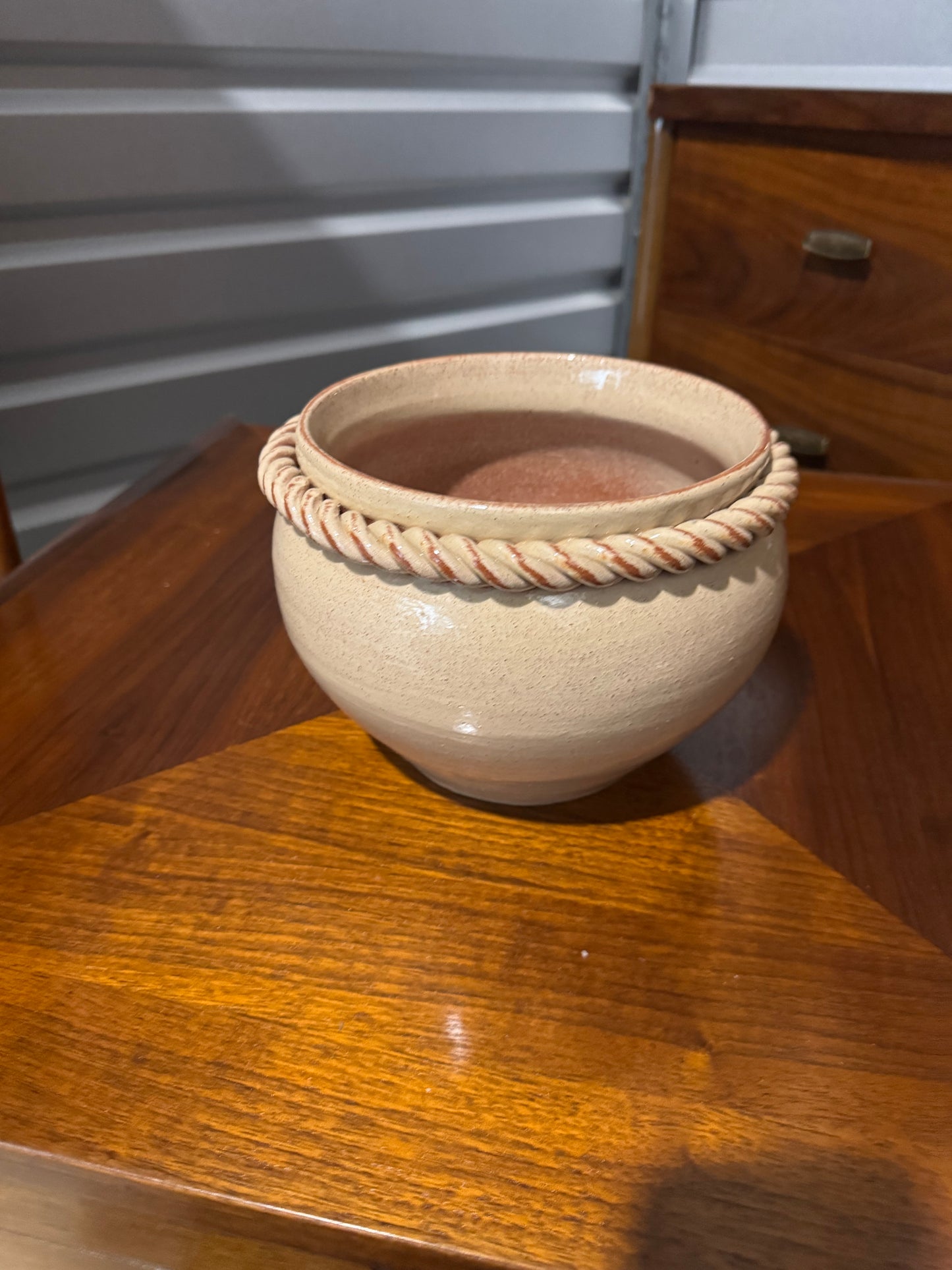 Vintage Clay Planter Bowl