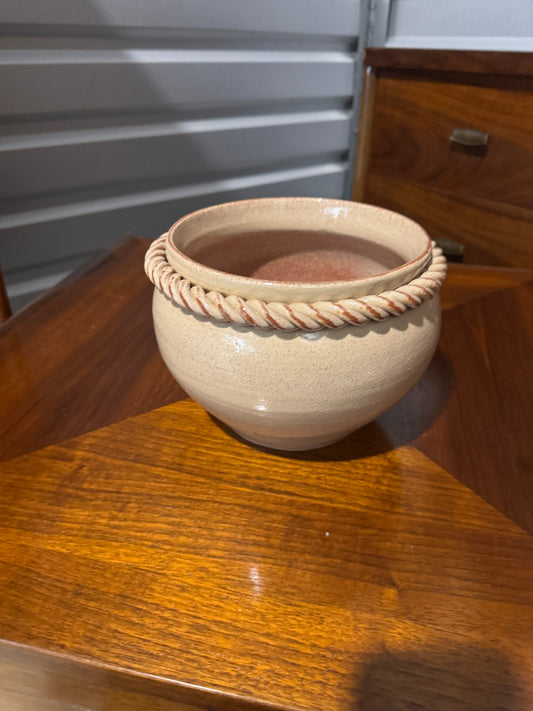 Vintage Clay Planter Bowl