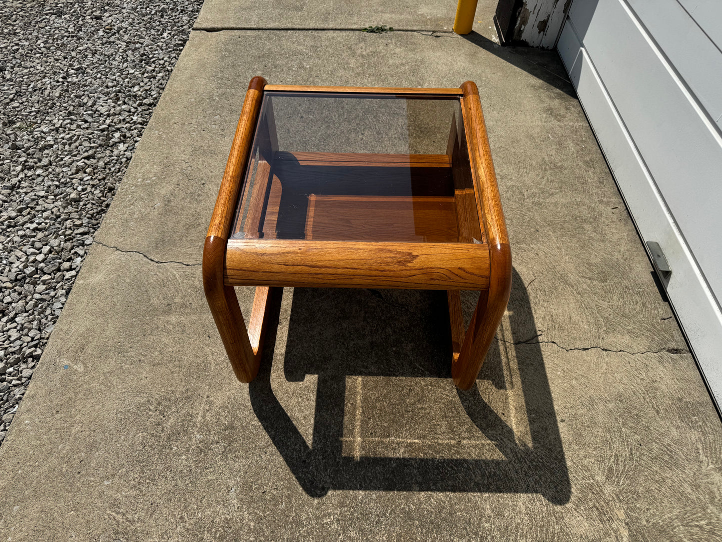 Lou Hodges Style End Table – Sculptural Midcentury Design ✨