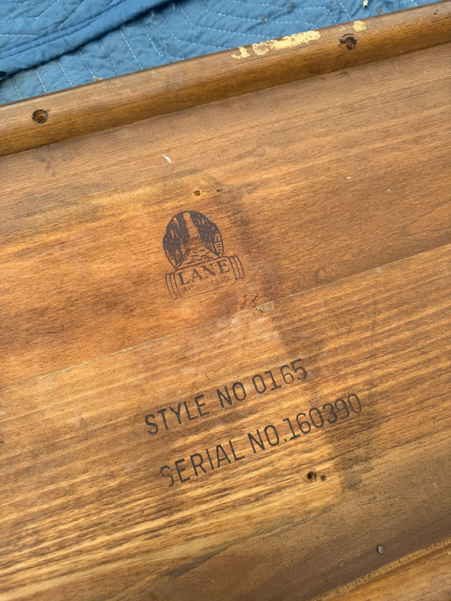 Lane Cosmopolitan Coffee Table with Tile Inlay