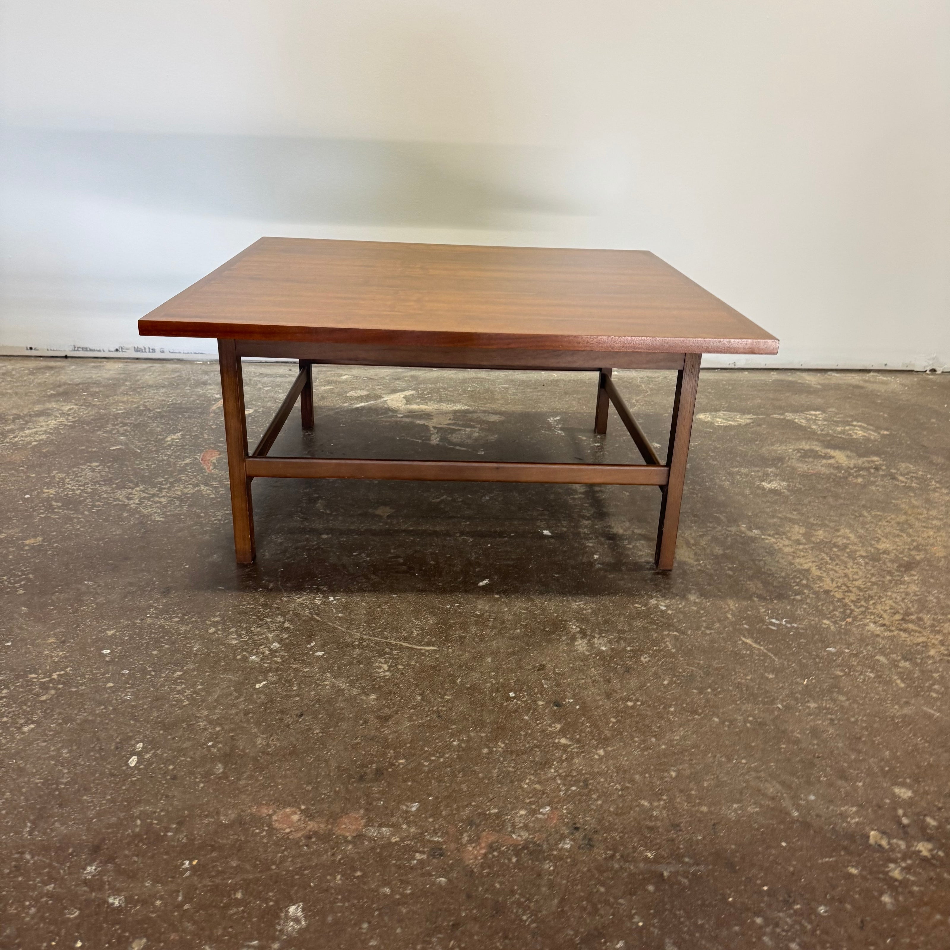 Lane Rhythm Collection Walnut Coffee Table — Square