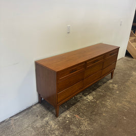 Dixie Nine Drawer Midcentury Dresser