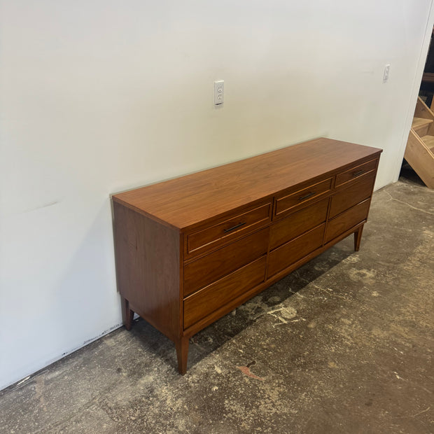 Dixie Nine Drawer Midcentury Dresser