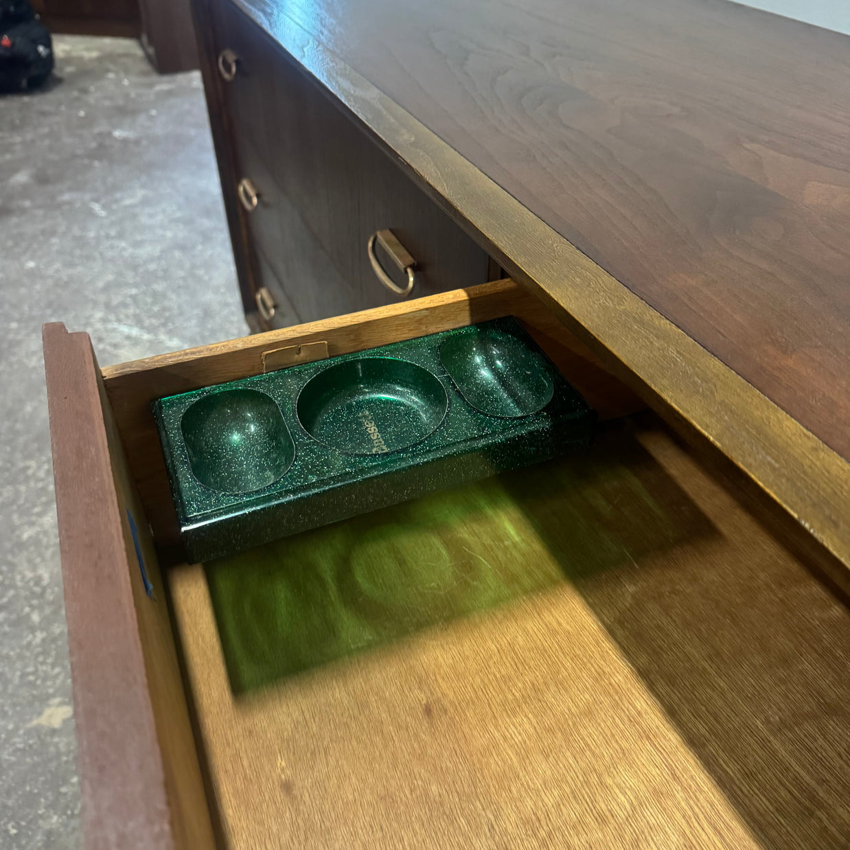 Bassett Six-Drawer Lowboy Dresser