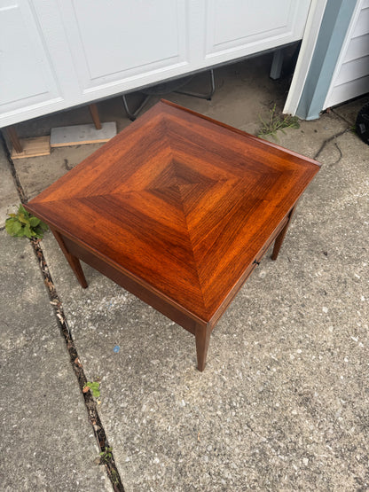 American of Martinsville – Single End Table with Drawer (Newly Refinished)