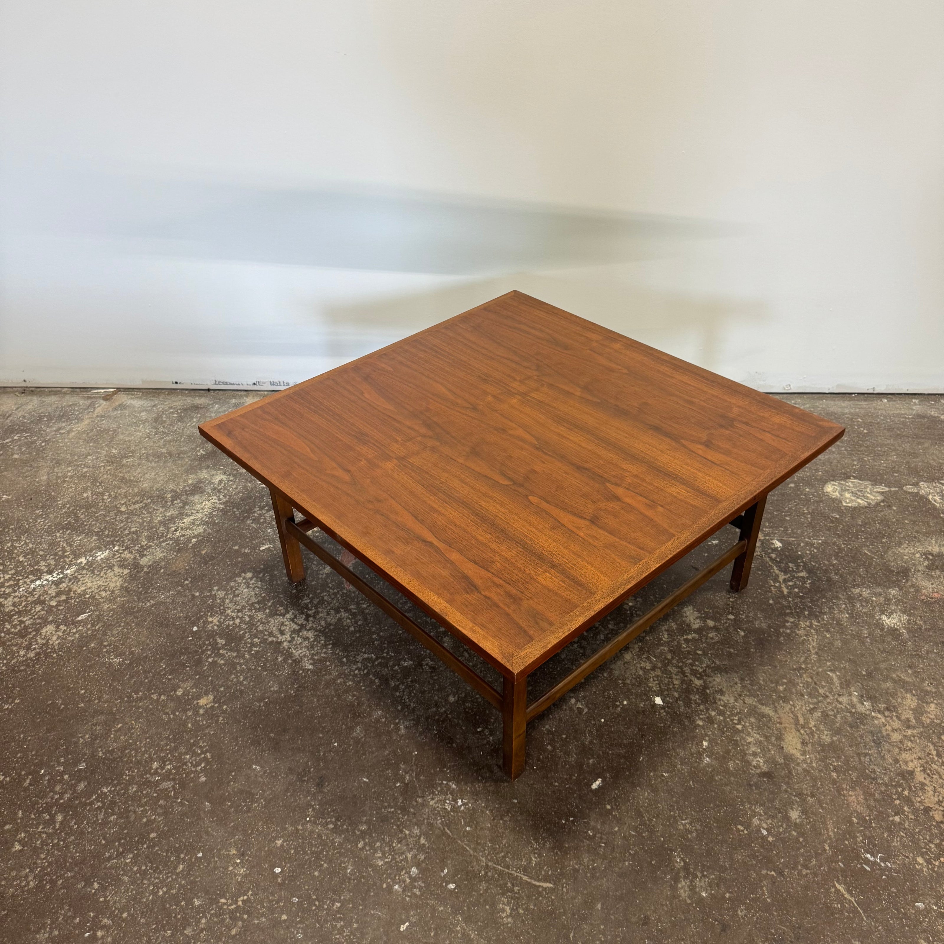 Lane Rhythm Collection Walnut Coffee Table — Square