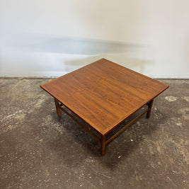 Lane Rhythm Collection Walnut Coffee Table — Square