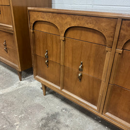 American Martinsville Burl Walnut Bedroom Set