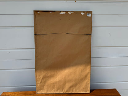 Blue Vase Print – 1986 (Framed Artwork) – 37" x 25" 🎨