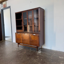 American of Martinsville Petite MCM China Cabinet — Fully Restored