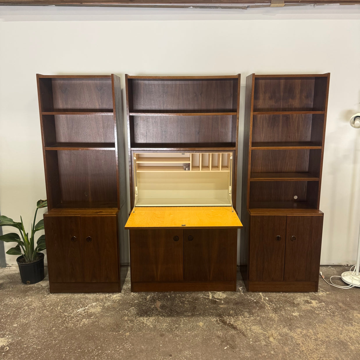 Van Pelt Danish Teak Wall Unit