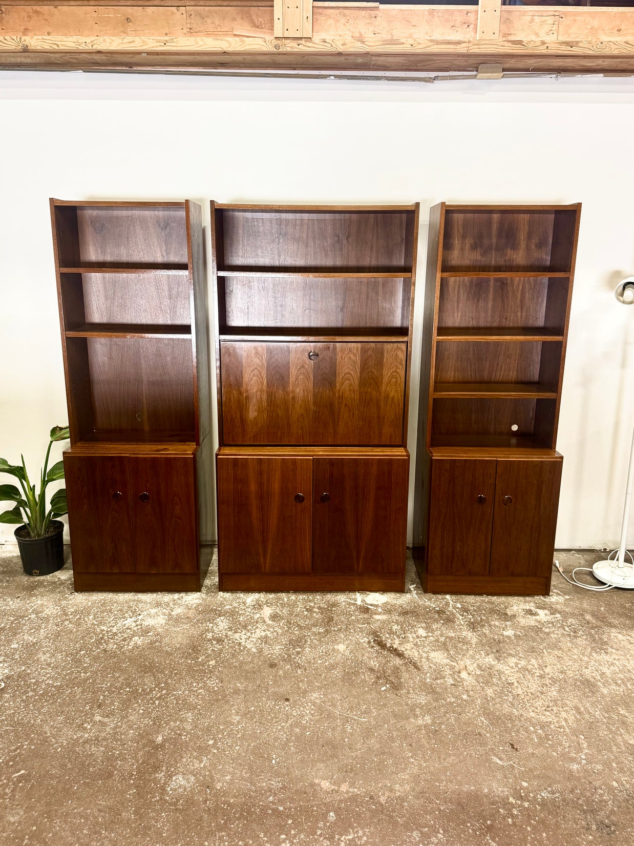 Van Pelt Danish Teak Wall Unit