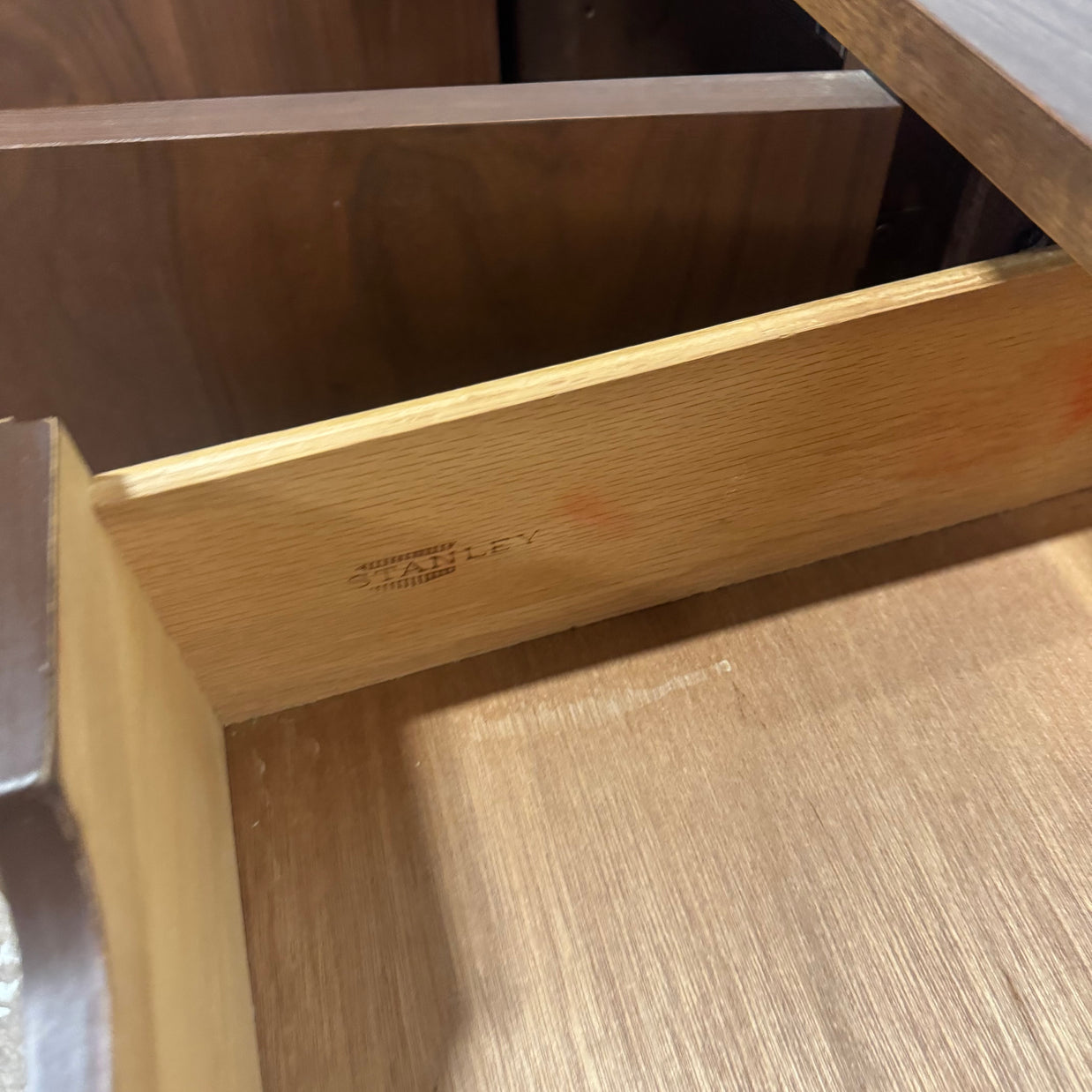 Stanley Midcentury Credenza & Hutch