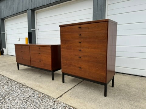 Jack Cartwright Founders 1960 Edition Dresser Suite — Lowboy & Chest of Drawers