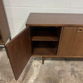 Stanley Midcentury Credenza & Hutch