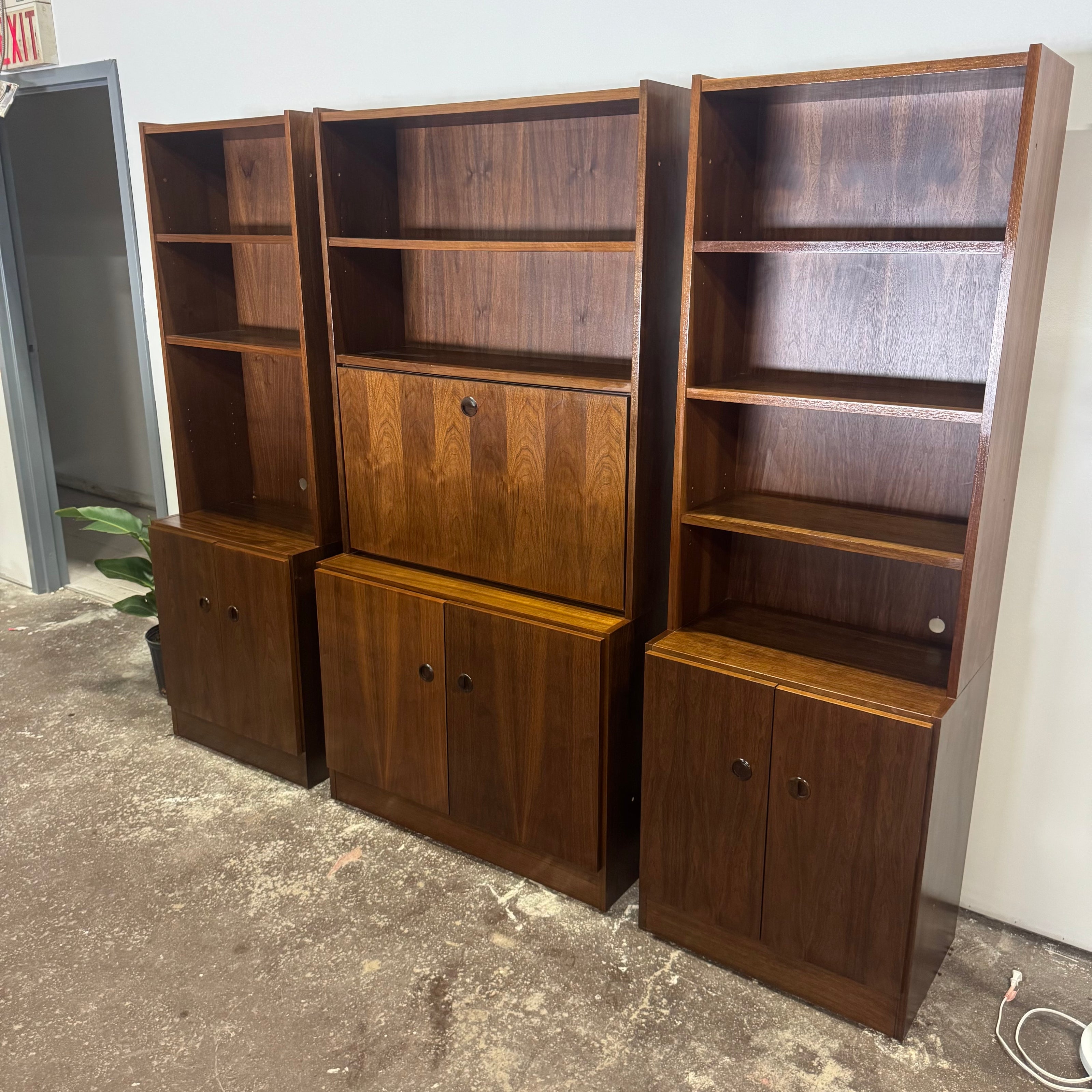 Van Pelt Danish Teak Wall Unit