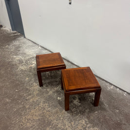 Lane Walnut End Table Lamp Stands
