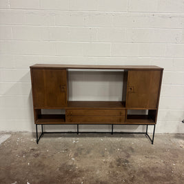 Stanley Midcentury Credenza & Hutch