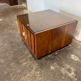 Lane Walnut Square End Table
