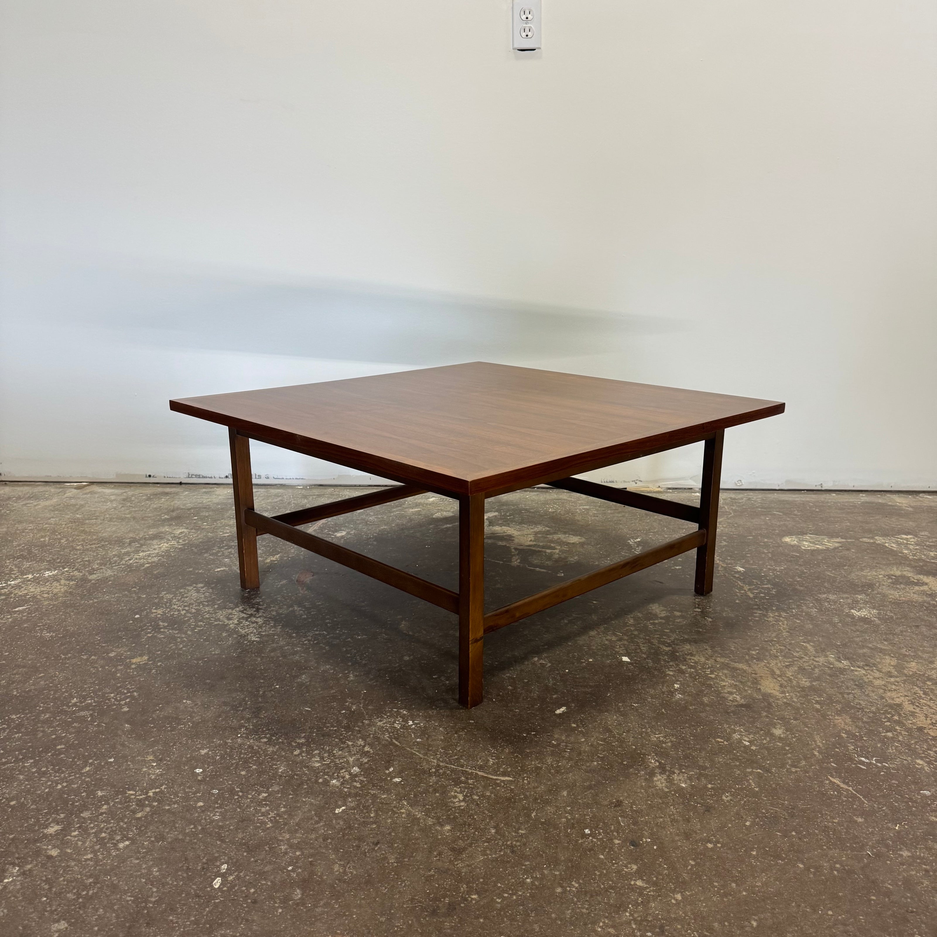 Lane Rhythm Collection Walnut Coffee Table — Square
