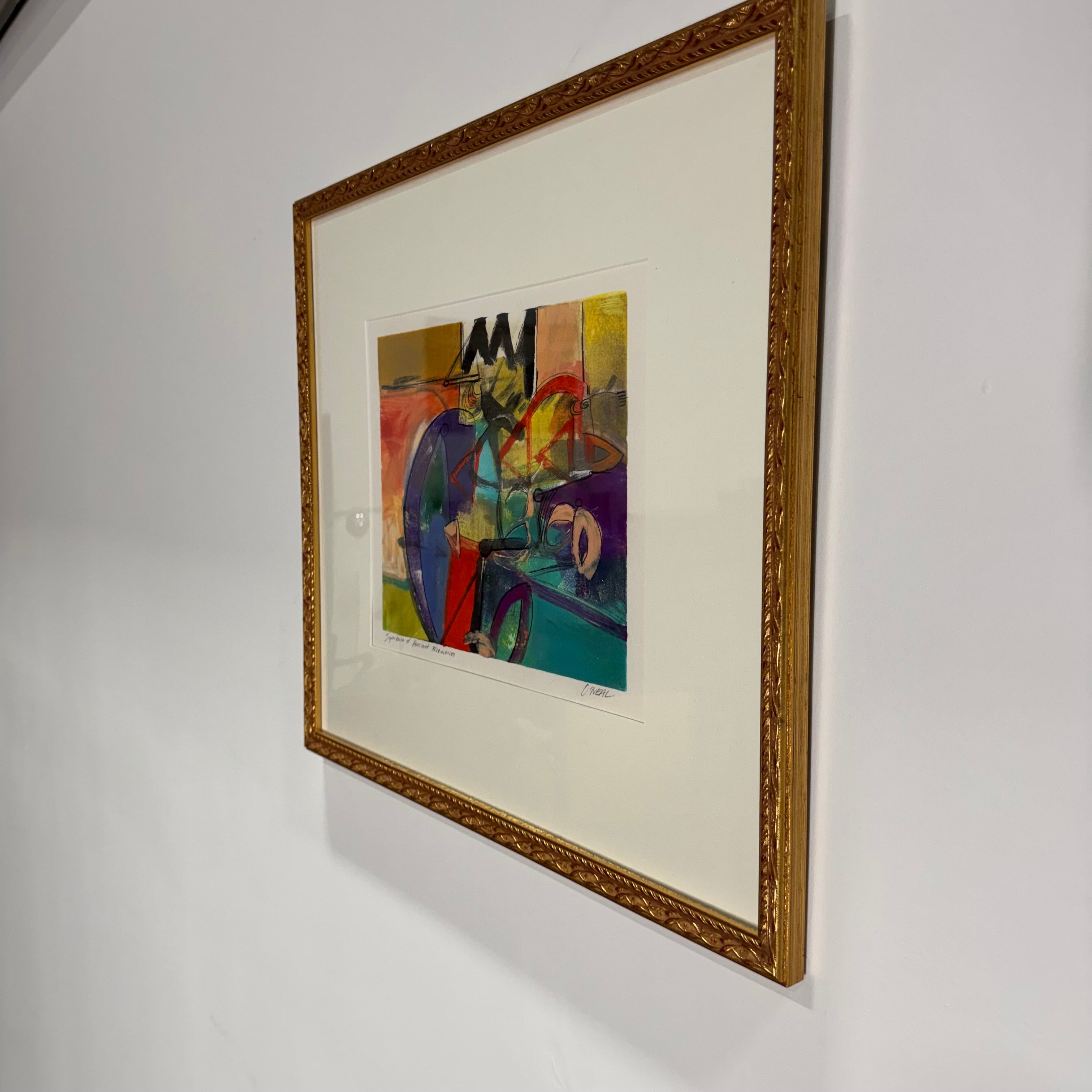 Janet O'Neal — Symbols of Ancient Memory | Framed Abstract Print