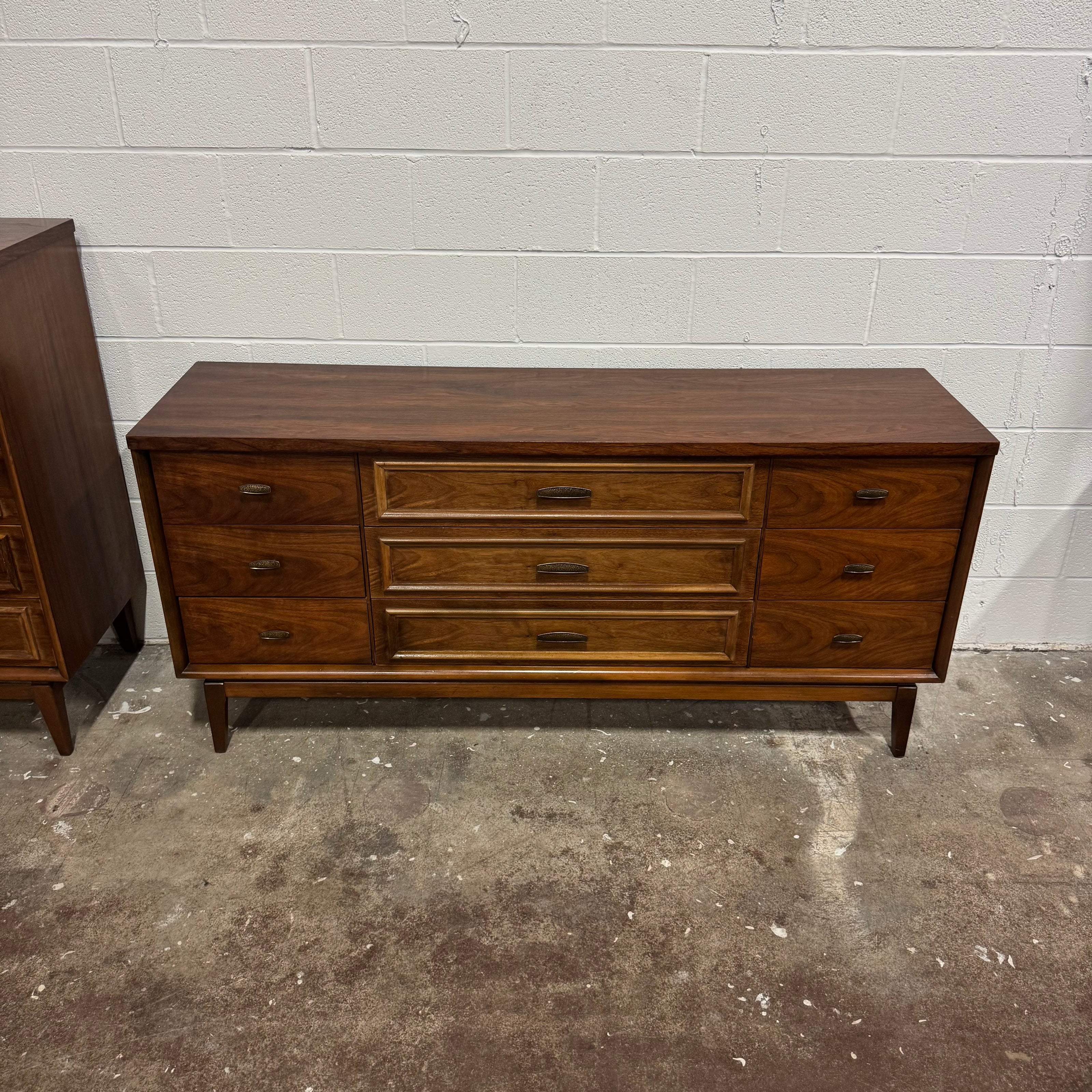 Lenior House – Refinished Midcentury Dresser Set (Lowboy + Highboy) ✨