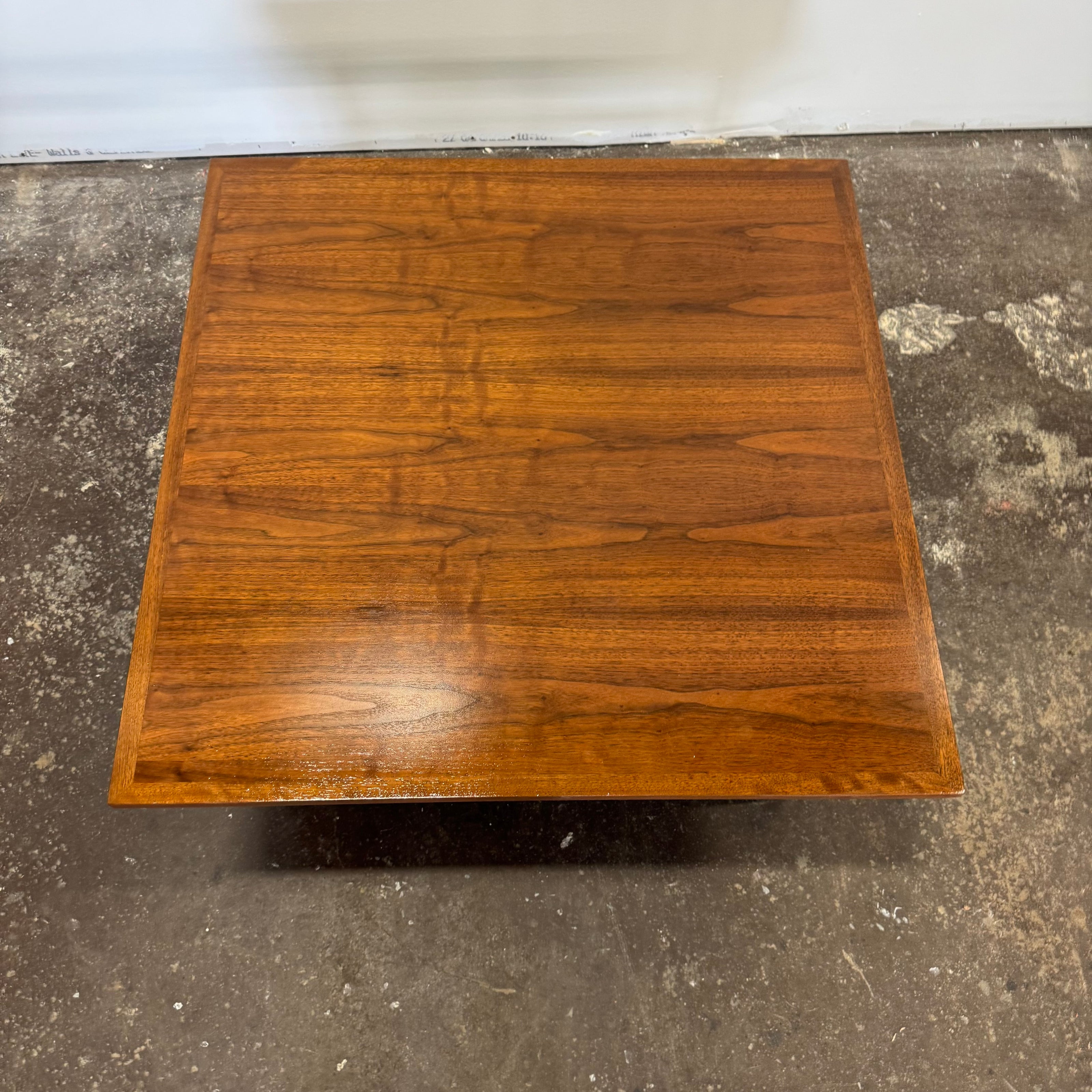 Lane Rhythm Collection Walnut Coffee Table — Square
