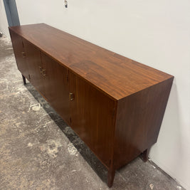 Monumental Walnut Four Door Buffet Credenza — 84