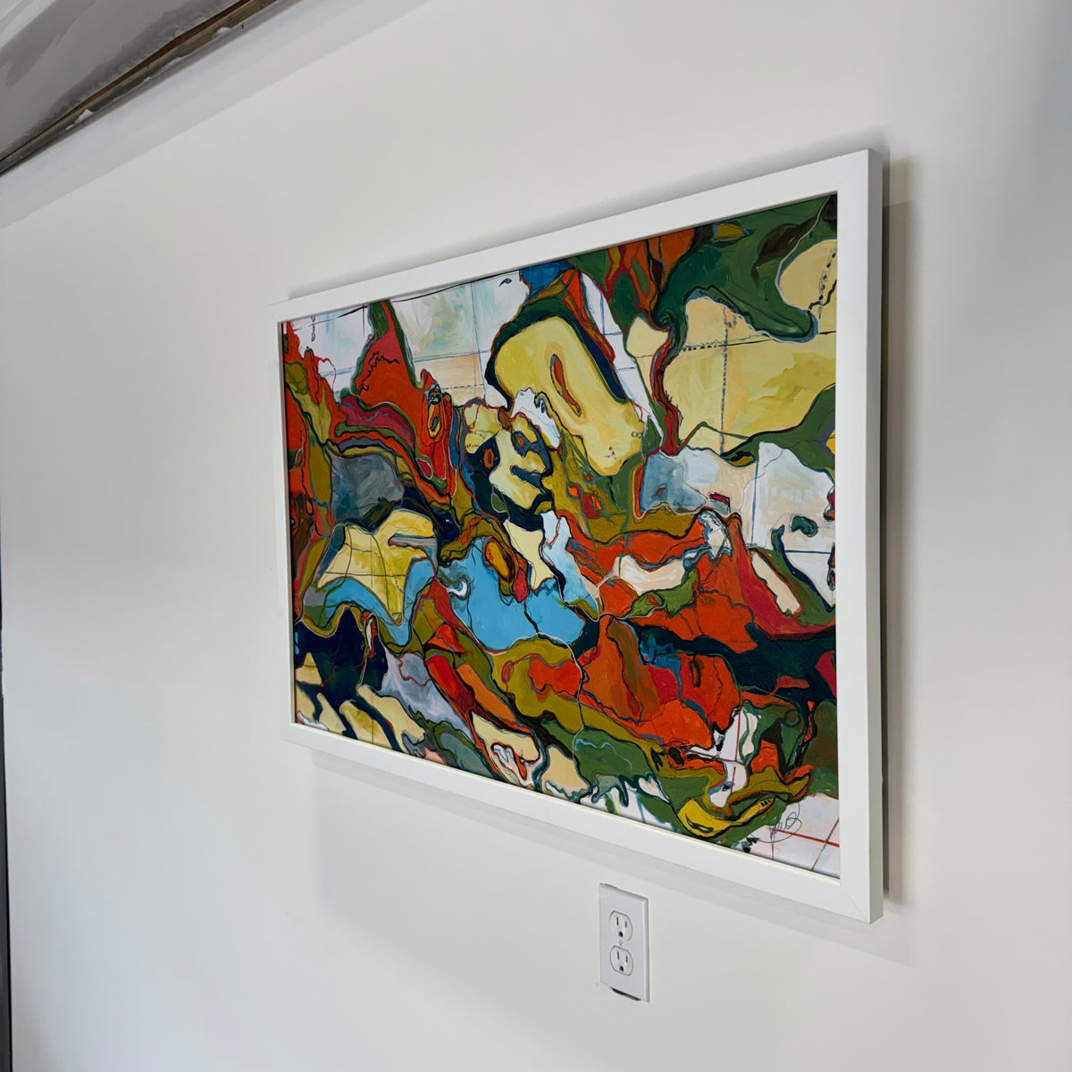 Kelly O'Neal — Topographic Wonders | Framed Fine Art Print