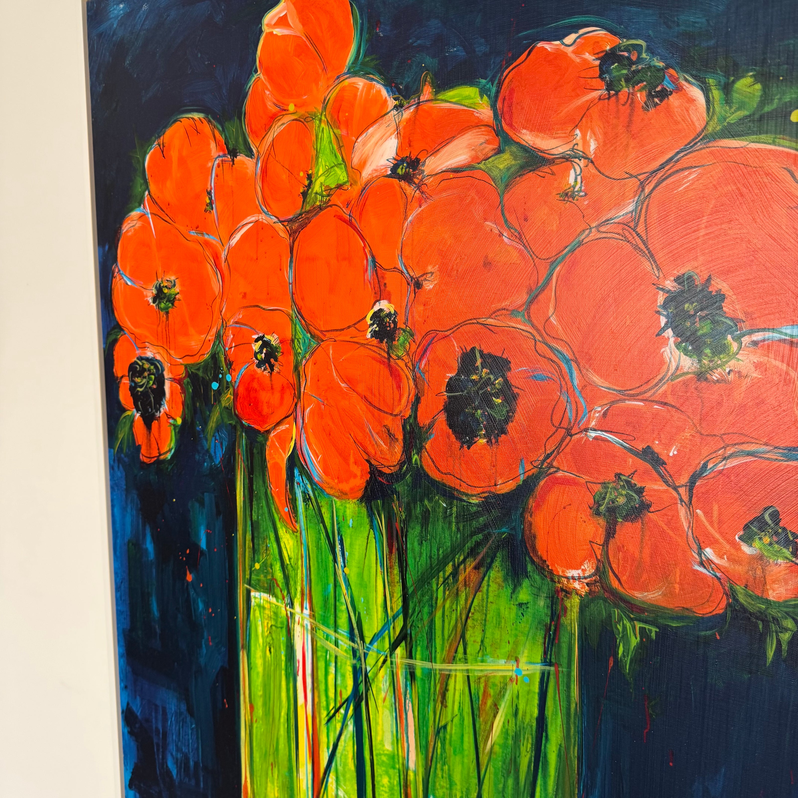 Kelly O'Neal — Still Life with Flowers II | Framed Fine Art Print