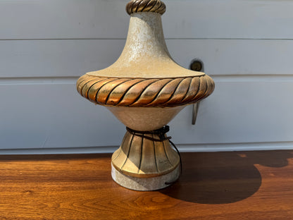 White & Gold Table Lamp ✨