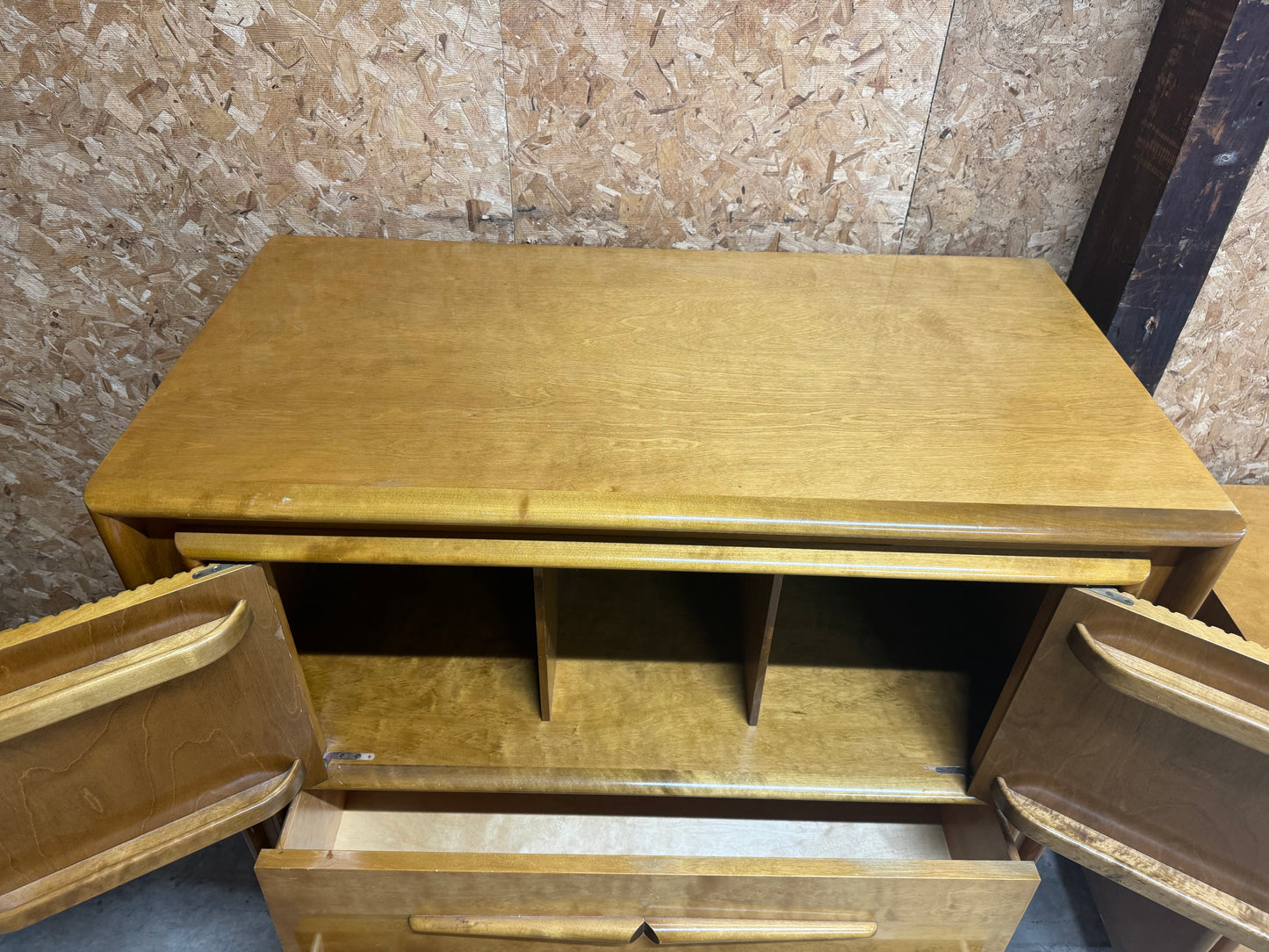Midcentury Tallboy by Edmond Spence - Birch with Natural Lacquer Finish