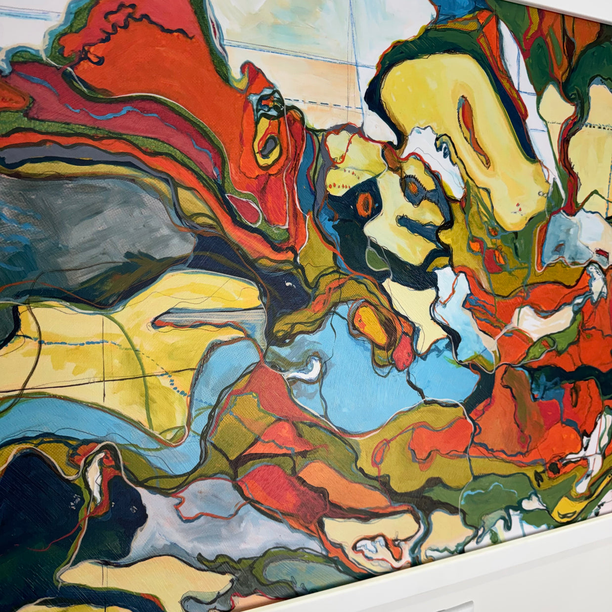 Kelly O'Neal — Topographic Wonders | Framed Fine Art Print