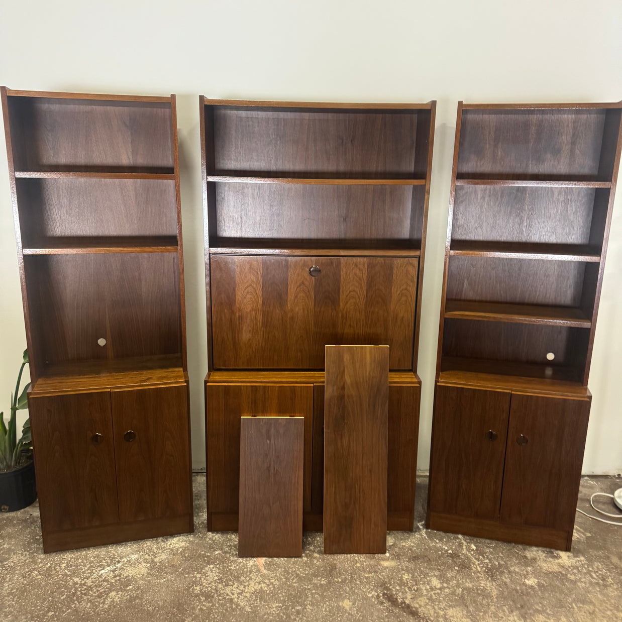 Van Pelt Danish Teak Wall Unit