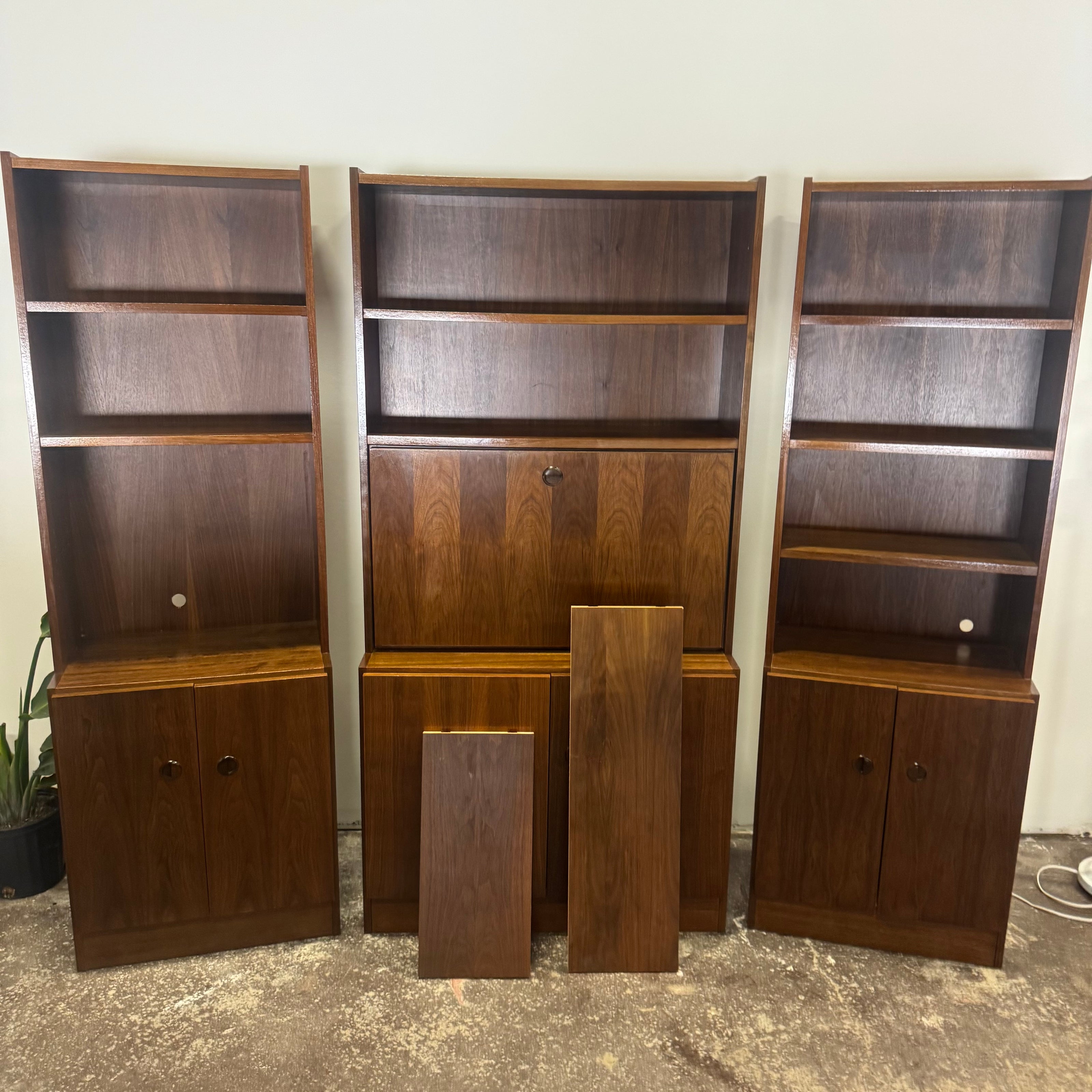Van Pelt Danish Teak Wall Unit