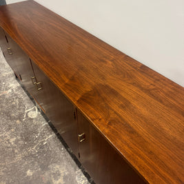 Monumental Walnut Four Door Buffet Credenza — 84