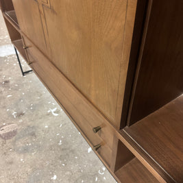 Stanley Midcentury Credenza & Hutch