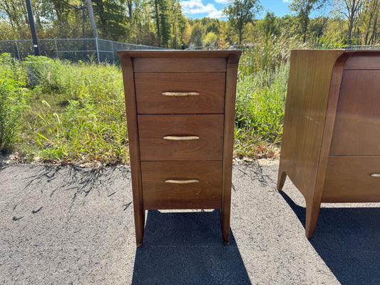 Drexel Profile Three-Drawer Side Table