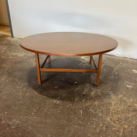 Lane Rhythm Collection Walnut Coffee Table — Round