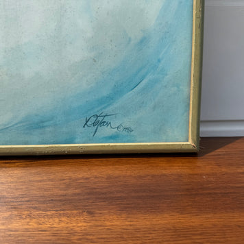 Blue Vase Print – 1986 (Framed Artwork) – 37