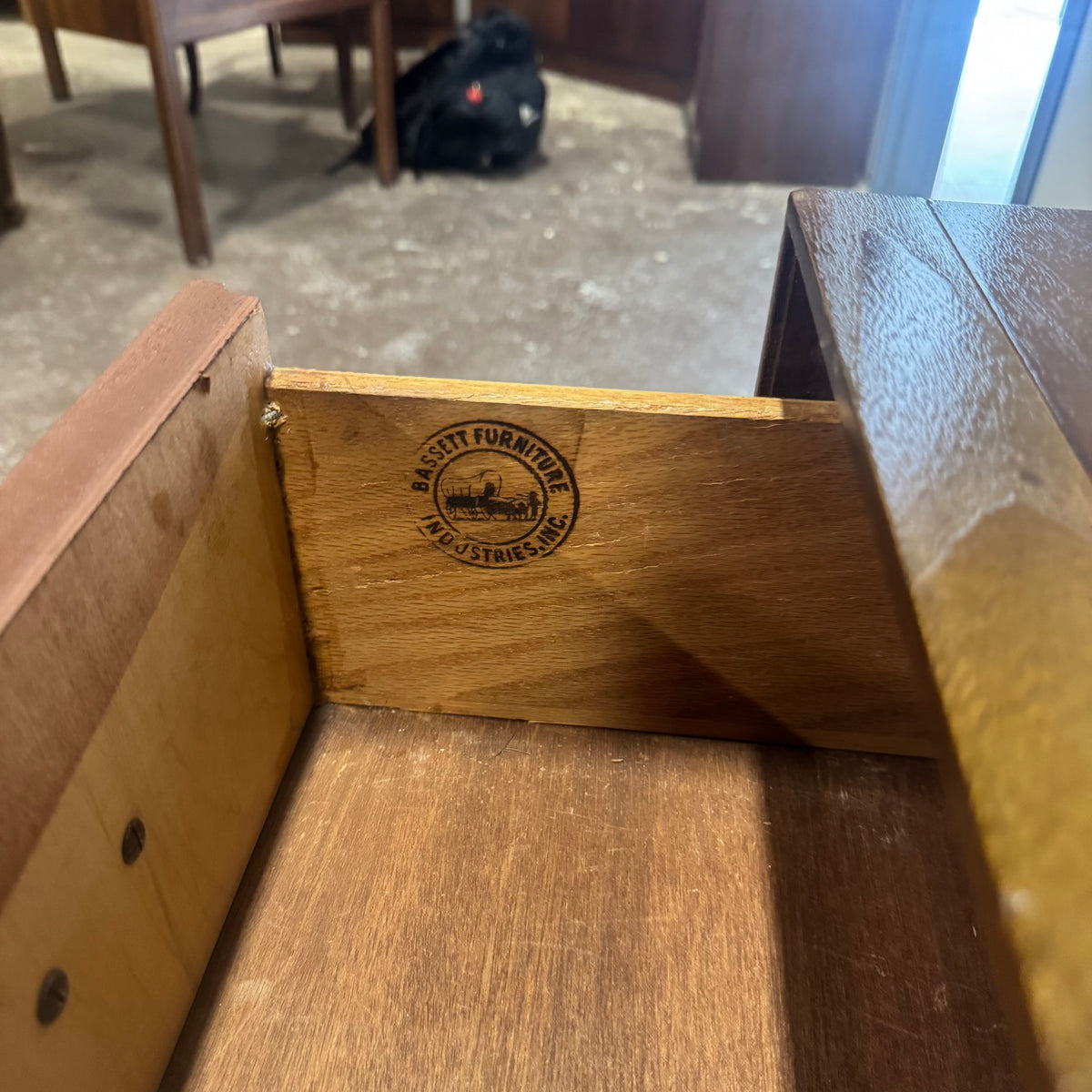 Bassett Six-Drawer Lowboy Dresser