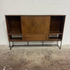 Stanley Midcentury Credenza & Hutch