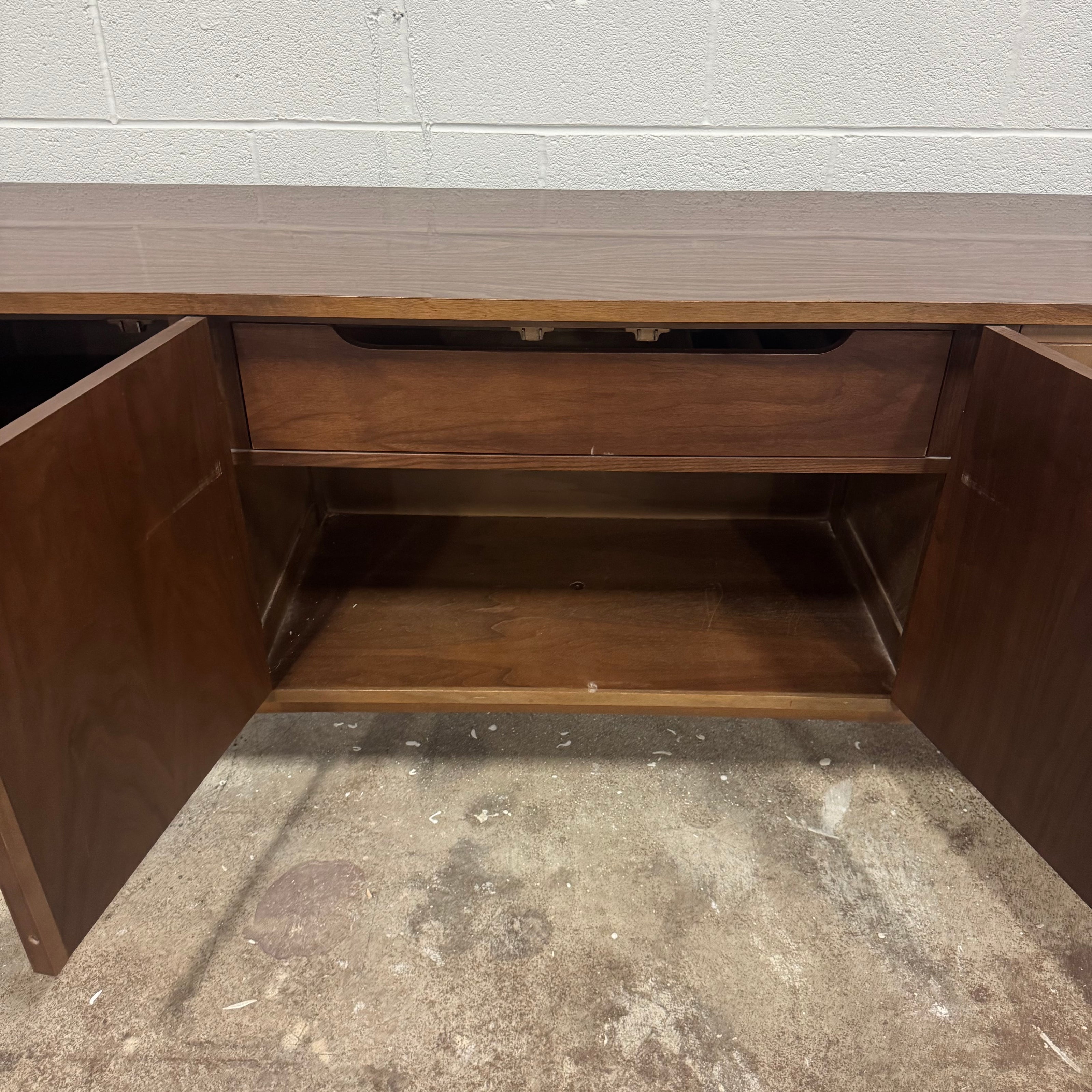 Stanley Midcentury Credenza & Hutch