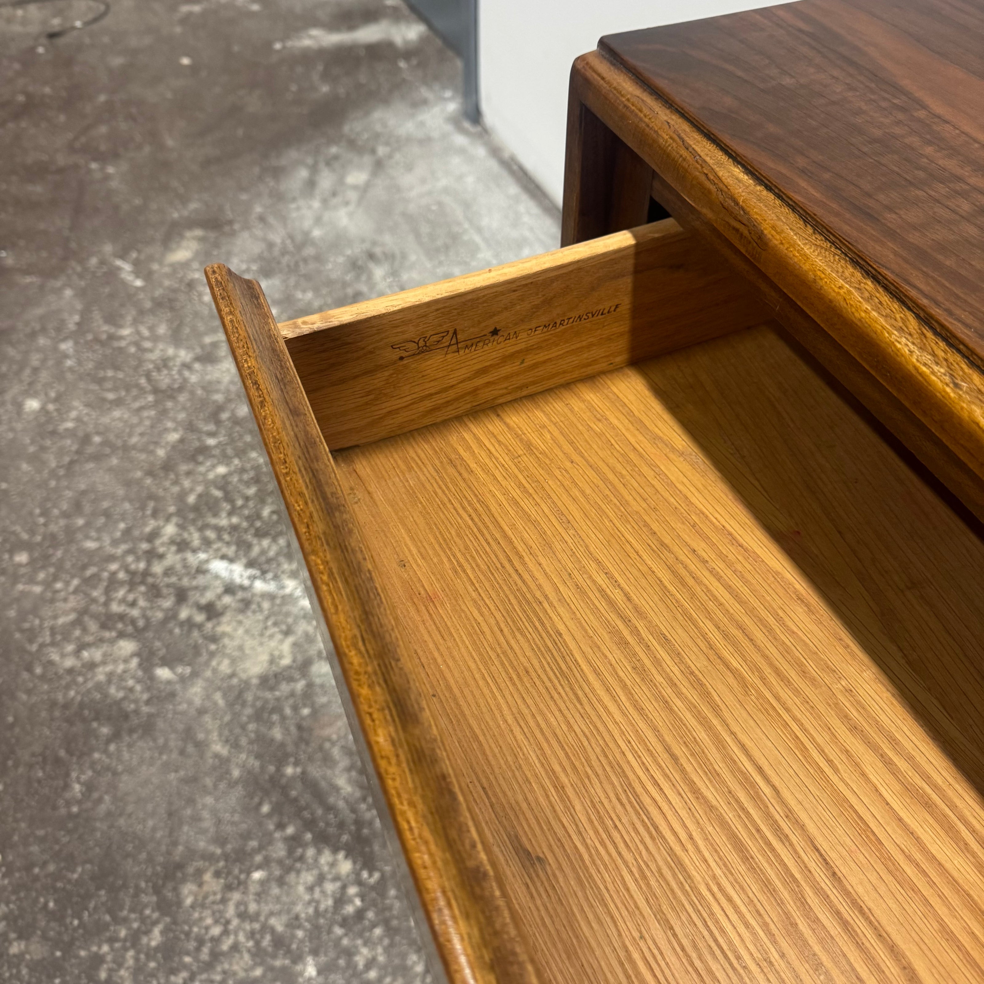 American of Martinsville Walnut Credenza